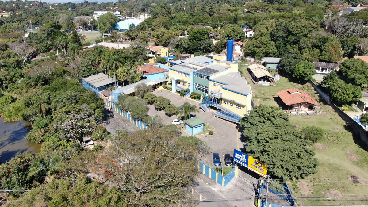 Vista aérea do Objetivo Valinhos
